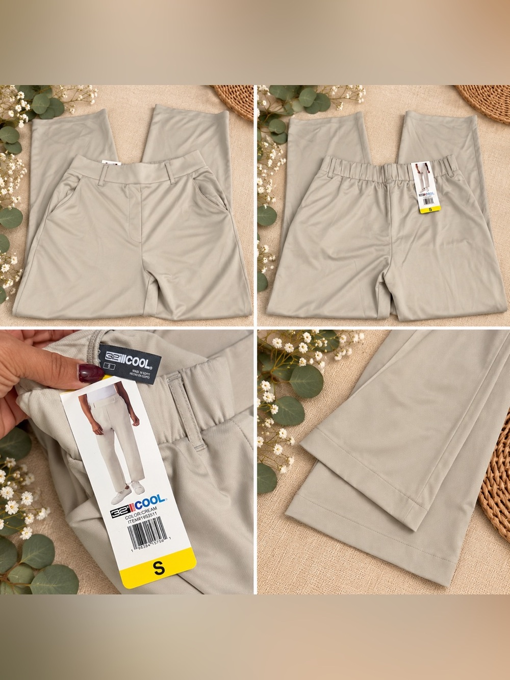 32 Degrees Cool Women’s Pants – Cream – Size S